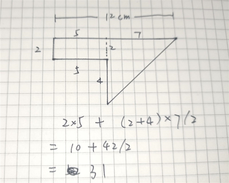 What is the area of the figure?-example-1