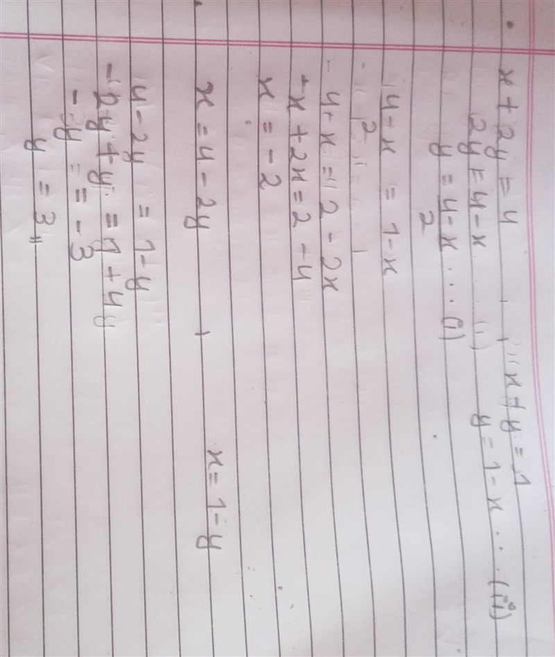 System of Equations- pls help with the following problem Solve the System of equations-example-1