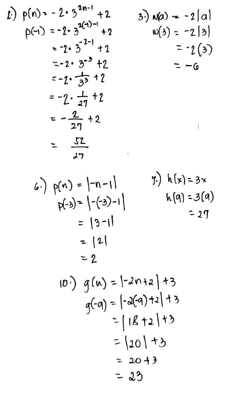 I need the answers for finding functions worksheet!-example-2