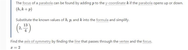 What is the axis of symmetry of y=(x-2)²+3-example-3