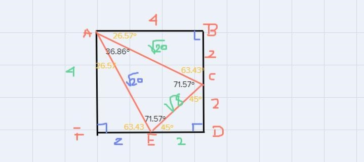 The logo shown is symmetrical about one of its diagonals. Enter the angle measures-example-1