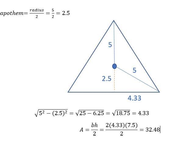 LOOK AT THE PICTURE BELOW Find the area. Be sure to show your work and answer with-example-1