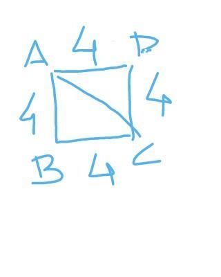 The side of a square measures 6 cm. What is the exact length of the diagonal of the-example-1