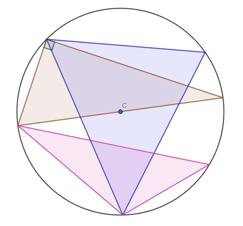 Which statement correctly describes the location of the circumcenter of a triangle-example-1