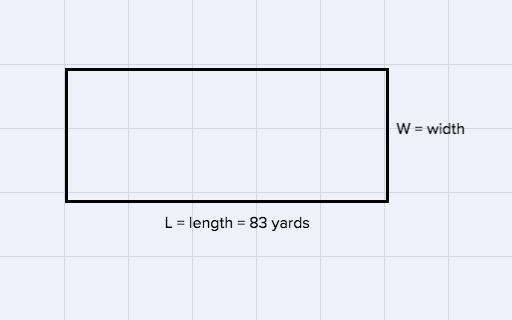 the perimeter of a rectangular field is 312 yards. if the length of the field is 83 yards-example-1