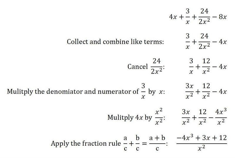 Add. 4x+3/x + 24/2x^2−8x-example-1