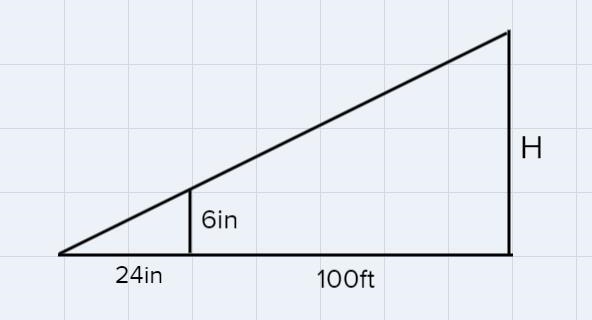 Imelda held a 6-inch long pencil at arm's length so that it matched the height of-example-1