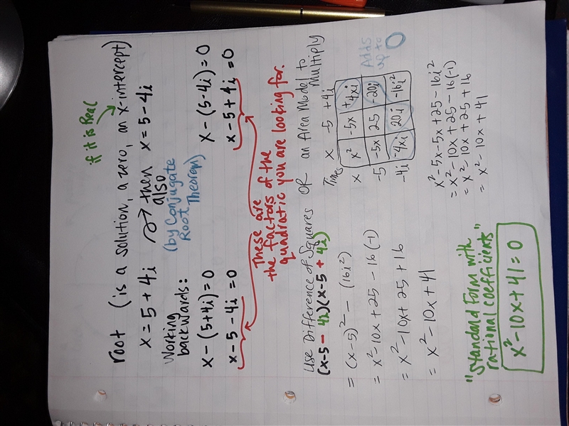 What is the quadratic equation in standard form with rational coefficents that has-example-1