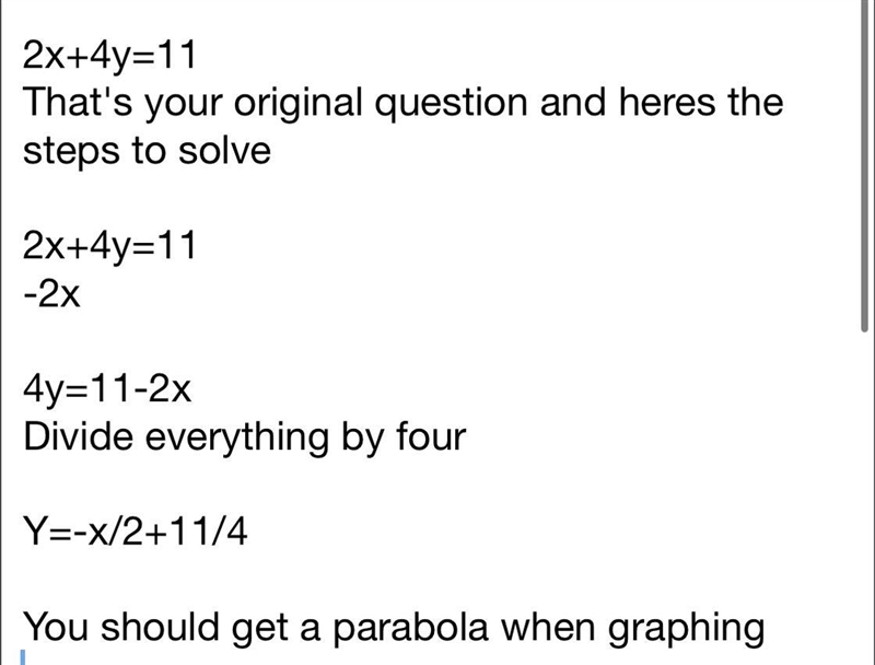 2x+4y=11 please help I am stuck on it-example-1