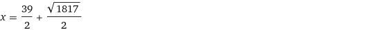 X squared minus 39x+74=0-example-1