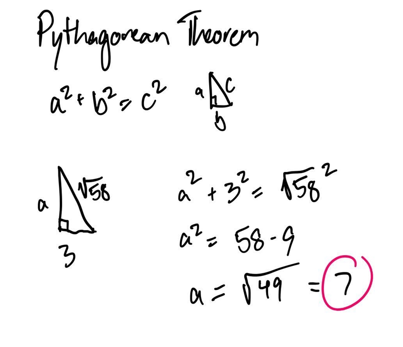 Find the length of the third side. If necessary, write in simplest radical form.-example-1