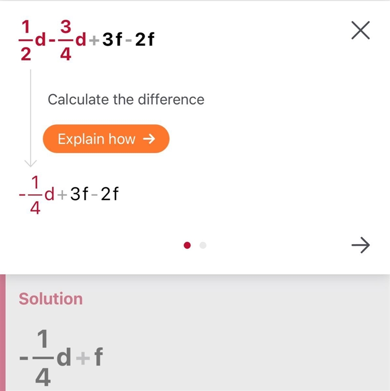 Simplify the expression by combining like terms-example-1