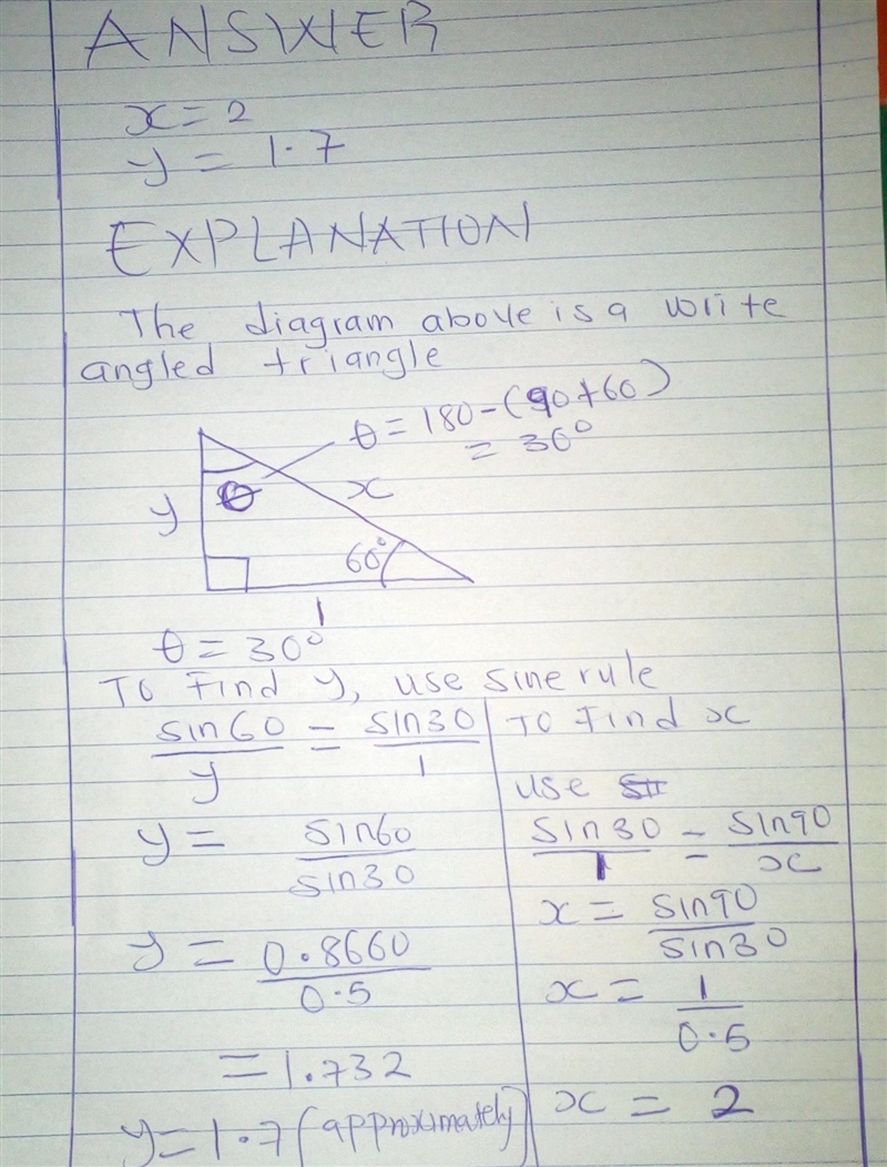 Find the missing side length-example-1