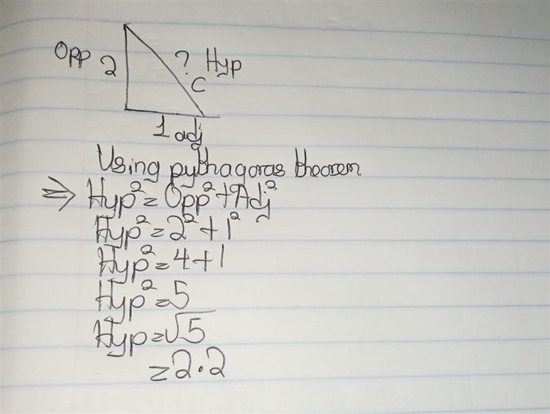 In a right triangle, a and b are the lengths of the legs and c is the length of the-example-1