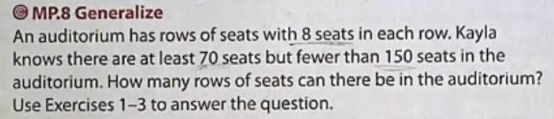 An auditorium has rows of seats with a seats in each row Kayla knows there are at-example-1