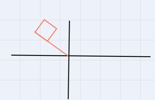 Which of the flags has been rotated 90 degrees about the origin (point A)? Highlight-example-1