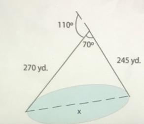 To the nearest whole number what is the distance across the lake?-example-1