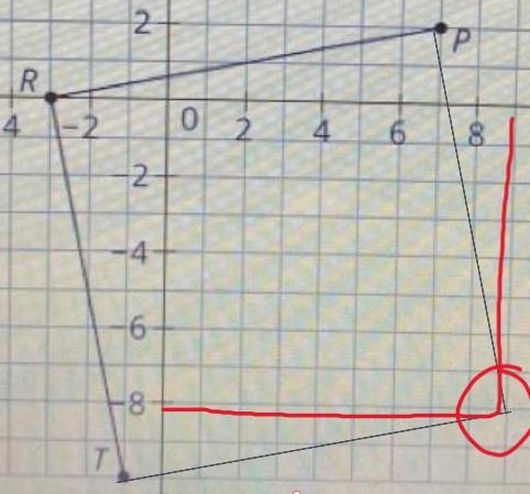 HELP URGENT What are the coordinates of point V such that quadrilateral PRVT is a-example-1