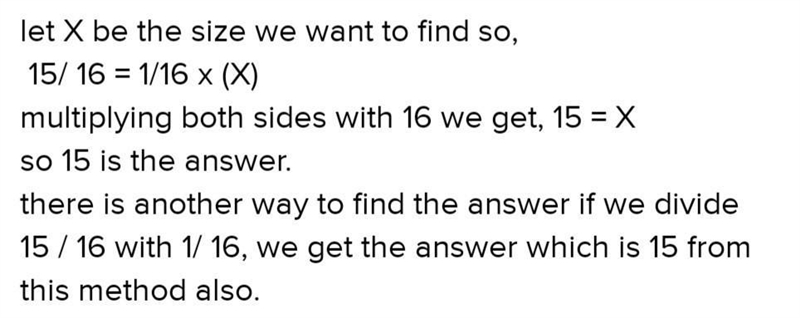 What is 15/16 groups of what size-example-1