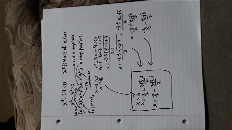 I need help as soon as possible. Find the real or imaginary solutions of each equation-example-1