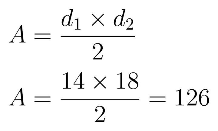 Find area of rhombus . please./.-example-1