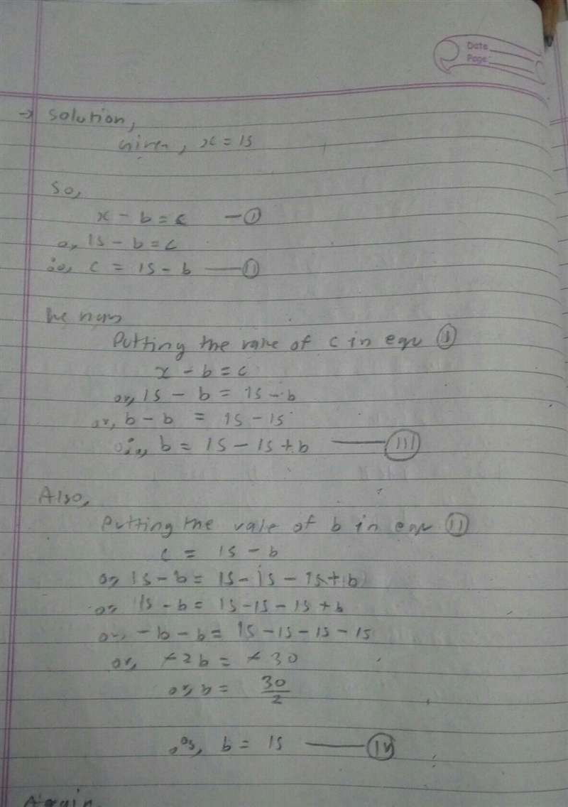 X=15 in the form of |x-b|=c (where b is a number and c can be either number or an-example-1