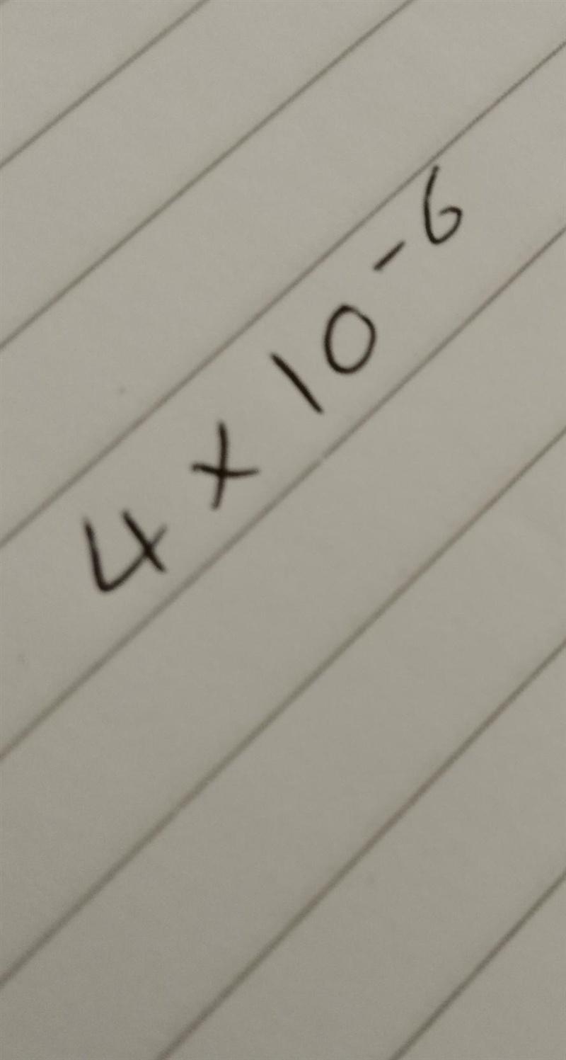 Write 0.000004 in scientific notation.-example-1