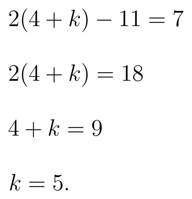 7. The variable k represents a value in the set (3.5,7,9). Which value of k makes-example-1