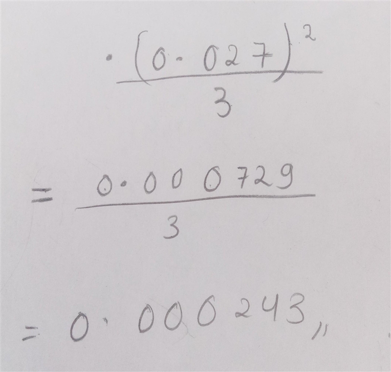 Simplify 0.027^2/3 PLEASE​-example-1