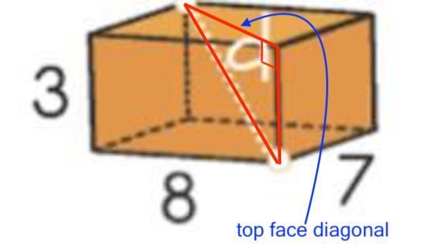 I need major help on this one. I need to find d by using the Pythagorean Theorem-example-1