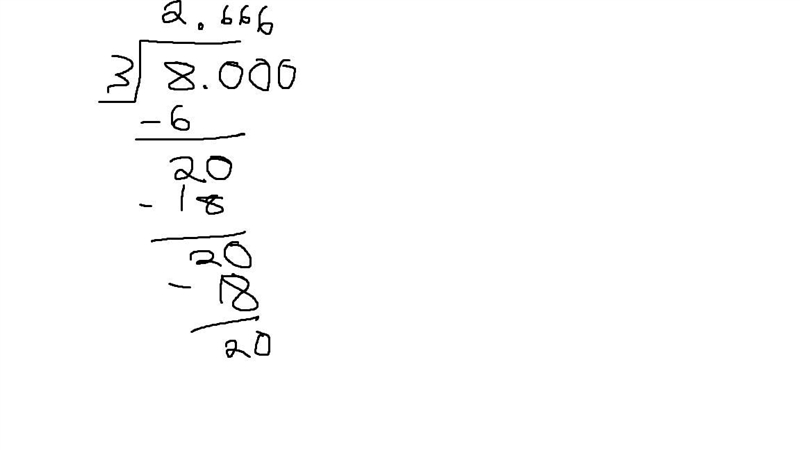 What is 8/3 as a decimal and if needed what is the repeating number for the division-example-1