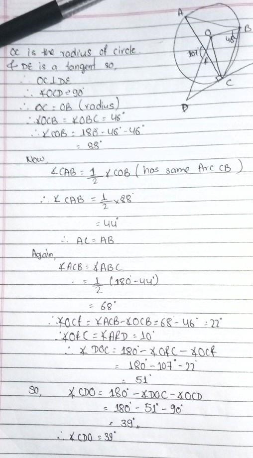 Could you please calculate angle CDO and explaing how did you get it so that I can-example-1