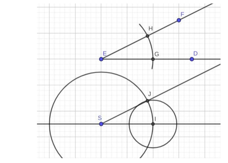 Copy DEF to the line so that S is the vertex. This task will be complete when you-example-1