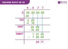 √30 what is the square root of 30?-example-1