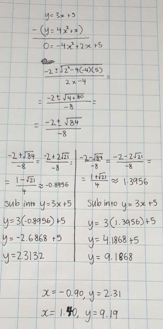 Solve the simultaneous equations-example-1