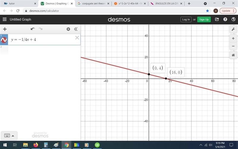 Graph the line1y=-x+-example-1