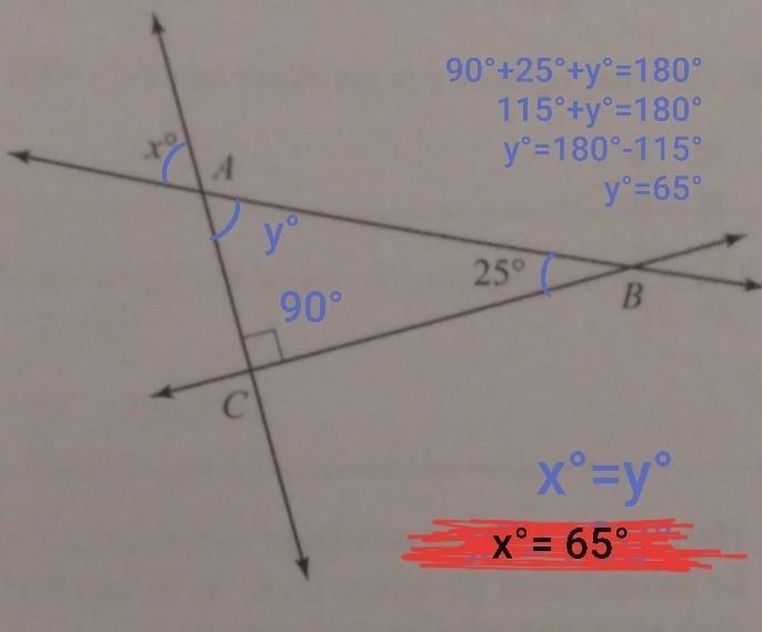 In the figure above, what is the value of x? ​-example-1