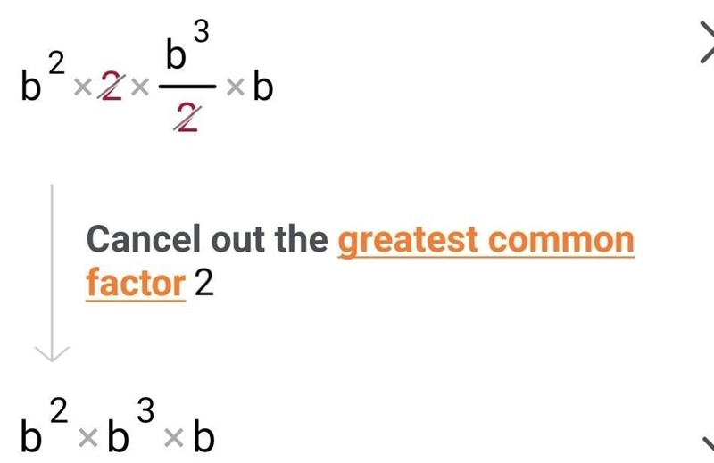 Simplify 4b² x 2b³/8b-example-2