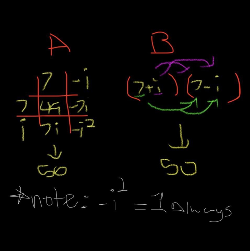 How i can do this? (7-i)(7+i)-example-1