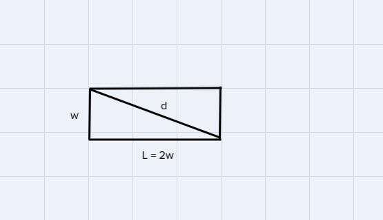 A park is shaped like a rectangle with a length 2 times its width w. What is asimplified-example-1