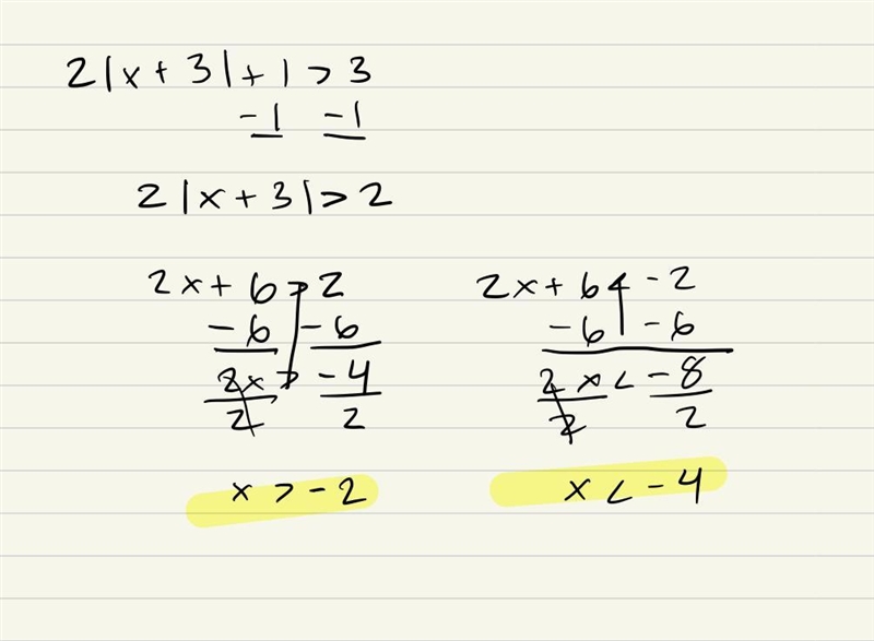 2|x+3|+1>3 I need help!!-example-1