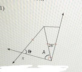 Find the value of x. Please if you can solve two questions sorry foe that I just don-example-1