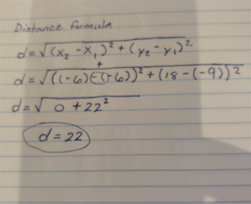 Find the distance between the points (-6,-4) and (-6,-18)-example-1