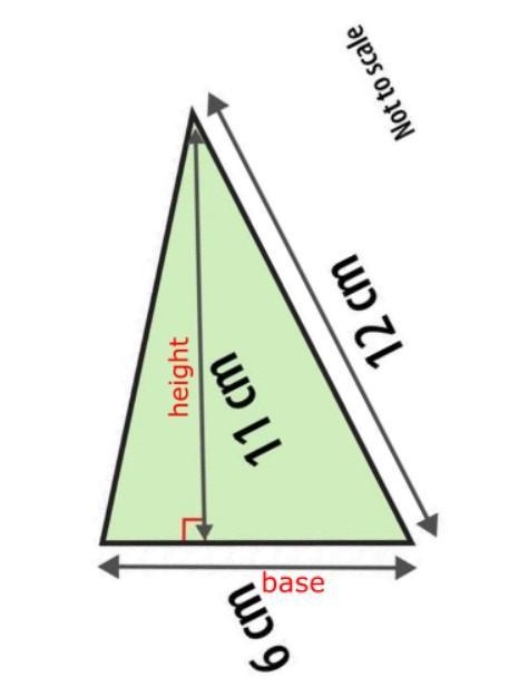 Work out the area of this triangle-example-1