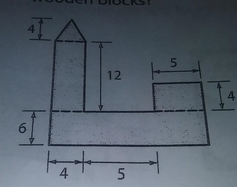 What is the area of the castle Elliot built from wooden blocks ?.-example-1