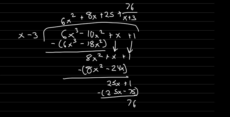 Use the remainder theorem to find the remainder when f(x) = 6x3 − 10x2 + x + 1 is-example-1