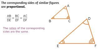 What does it mean for two shapes to be proportional.-example-1