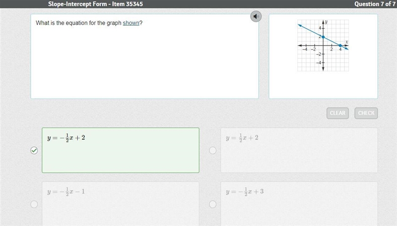 What is the equation for the graph shown?-example-1