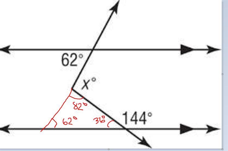 Find the value of x please show work-example-1