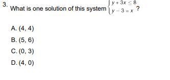 What is one solution of this system?-example-1